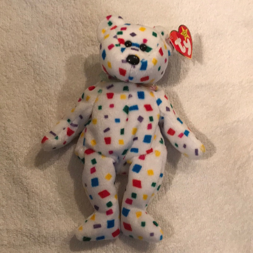 Ty 2K Confetti Beanie Baby